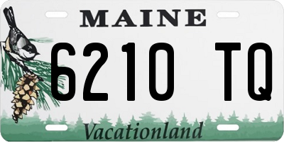 ME license plate 6210TQ