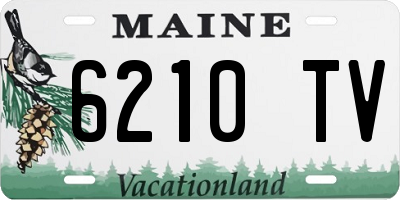 ME license plate 6210TV