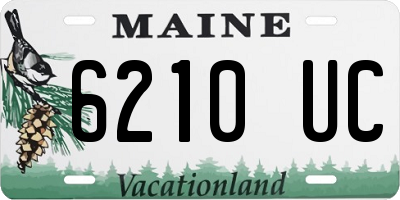 ME license plate 6210UC