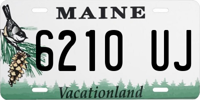 ME license plate 6210UJ