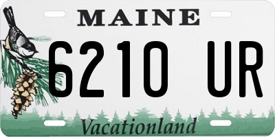 ME license plate 6210UR