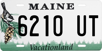 ME license plate 6210UT