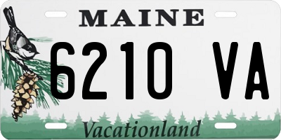 ME license plate 6210VA