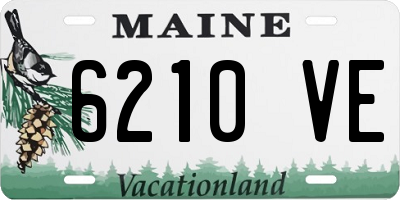 ME license plate 6210VE