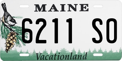 ME license plate 6211SO