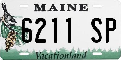 ME license plate 6211SP