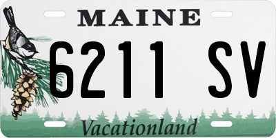 ME license plate 6211SV