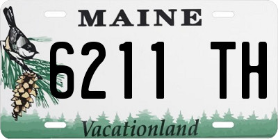 ME license plate 6211TH