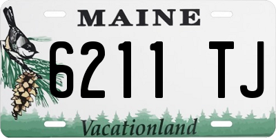 ME license plate 6211TJ