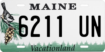 ME license plate 6211UN