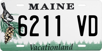 ME license plate 6211VD