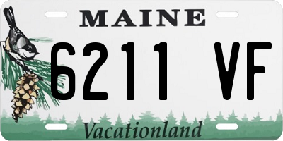 ME license plate 6211VF