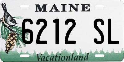 ME license plate 6212SL