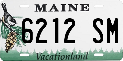 ME license plate 6212SM