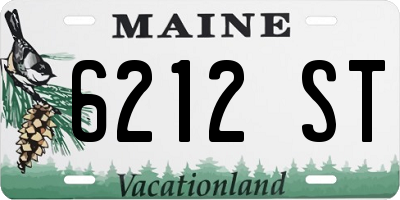ME license plate 6212ST