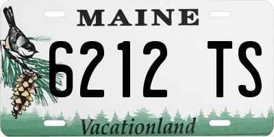 ME license plate 6212TS