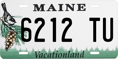 ME license plate 6212TU