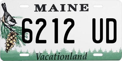 ME license plate 6212UD