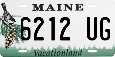 ME license plate 6212UG