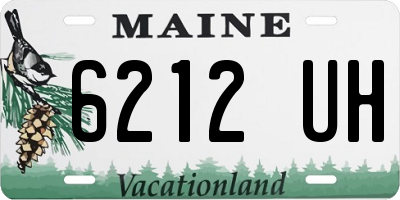 ME license plate 6212UH
