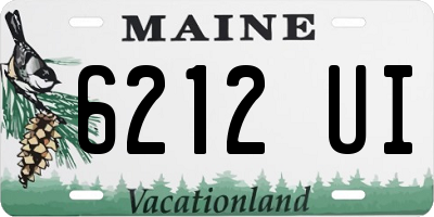 ME license plate 6212UI