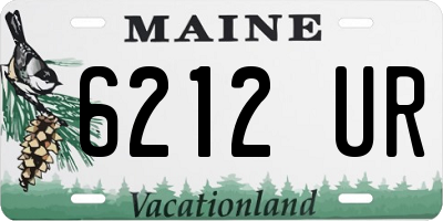 ME license plate 6212UR