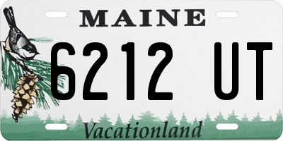 ME license plate 6212UT