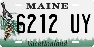 ME license plate 6212UY