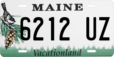 ME license plate 6212UZ