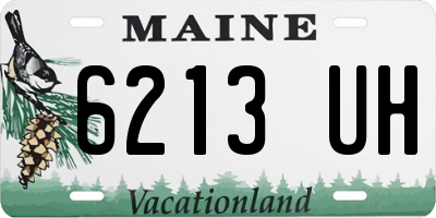 ME license plate 6213UH