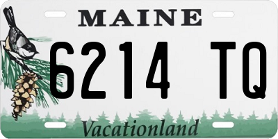ME license plate 6214TQ