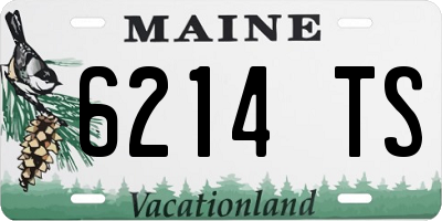 ME license plate 6214TS