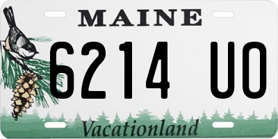 ME license plate 6214UO