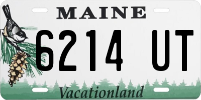 ME license plate 6214UT