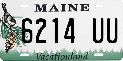 ME license plate 6214UU