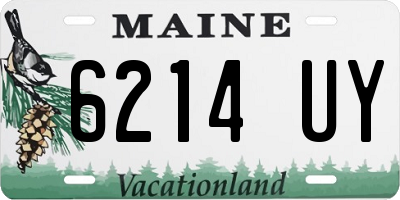 ME license plate 6214UY