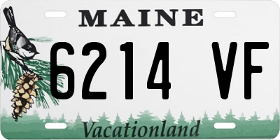 ME license plate 6214VF