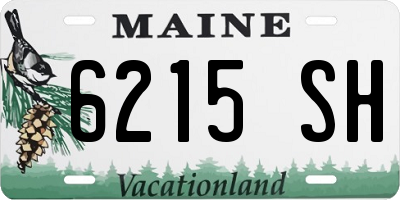 ME license plate 6215SH