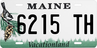 ME license plate 6215TH