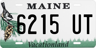 ME license plate 6215UT