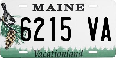 ME license plate 6215VA