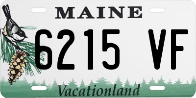 ME license plate 6215VF