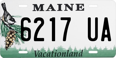 ME license plate 6217UA