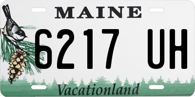 ME license plate 6217UH