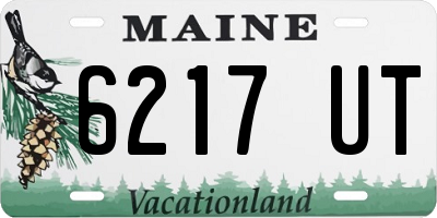 ME license plate 6217UT