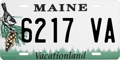 ME license plate 6217VA