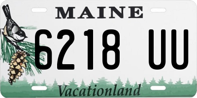 ME license plate 6218UU