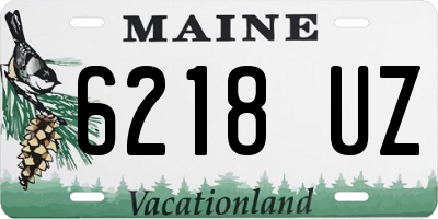 ME license plate 6218UZ