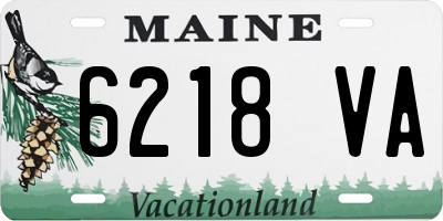 ME license plate 6218VA