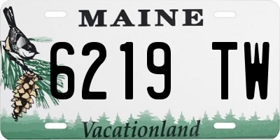 ME license plate 6219TW